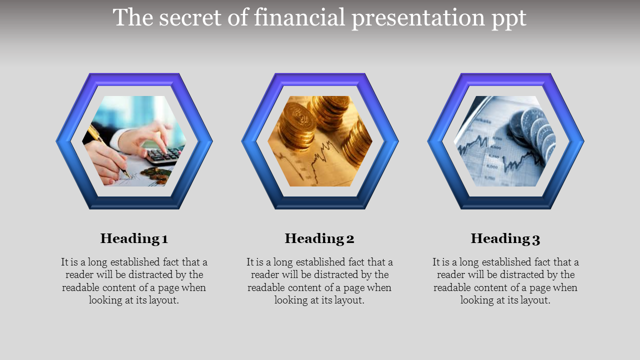 financial presentation ppt-The secret of financial presentation ppt